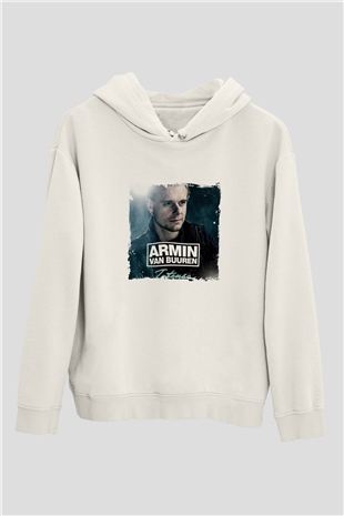 Armin Van BuurenBaskılı Beyaz Hoodie