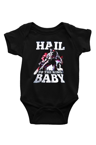 Army of Darkness Siyah Bebek Body - Zıbın
