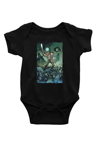 Army of Darkness Siyah Bebek Body - Zıbın