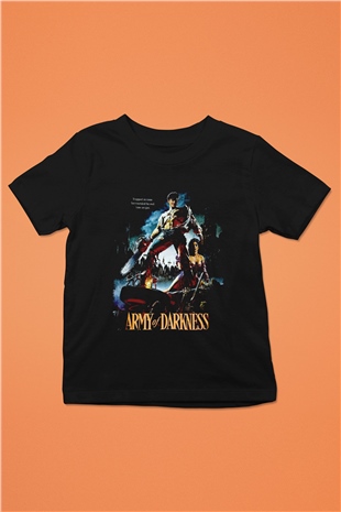 Army of Darkness Siyah Unisex  Çocuk Tişört
