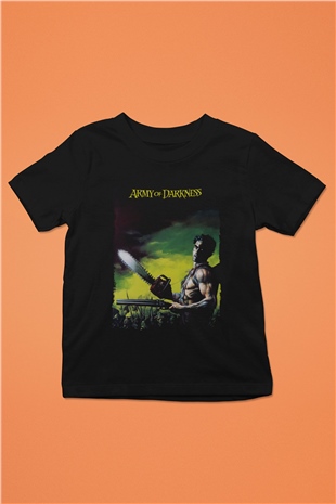 Army of Darkness Siyah Unisex  Çocuk Tişört