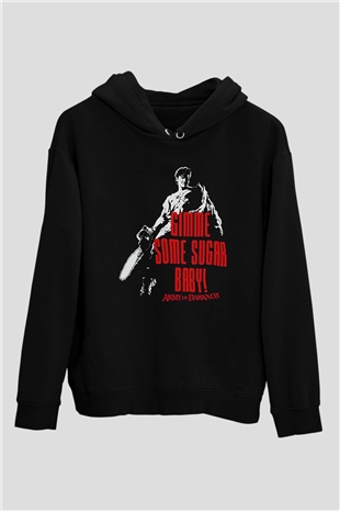 Army of Darkness Siyah Unisex Hoodie