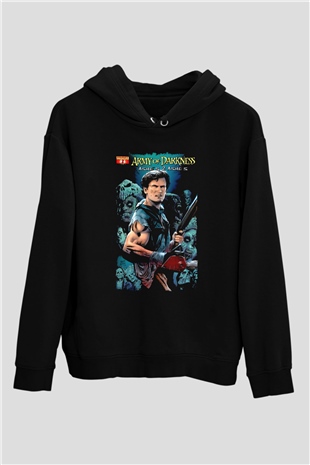 Army of Darkness Siyah Unisex Hoodie