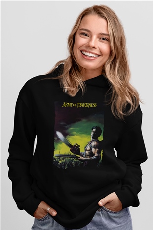Army of Darkness Siyah Unisex Hoodie