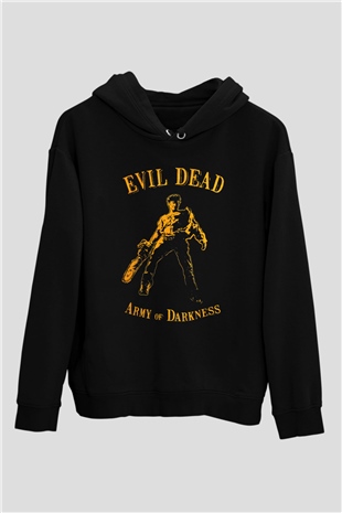 Army of Darkness Siyah Unisex Hoodie