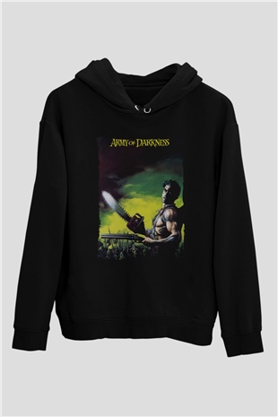 Army of Darkness Siyah Unisex Hoodie