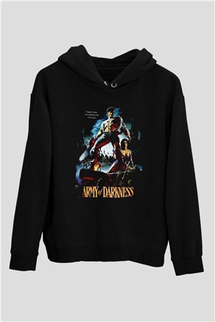 Army of Darkness Siyah Unisex Hoodie