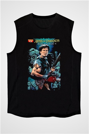 Army of Darkness Siyah Unisex  Kolsuz Tişört