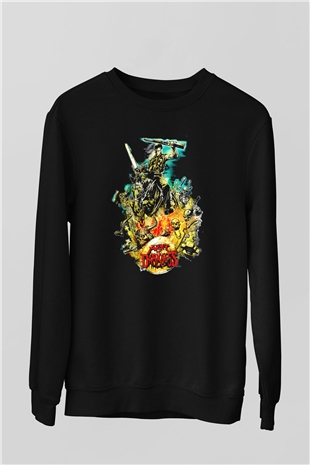 Army of Darkness Siyah Unisex  Sweatshirt