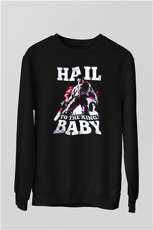 Army of Darkness Siyah Unisex  Sweatshirt