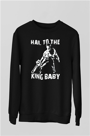 Army of Darkness Siyah Unisex  Sweatshirt