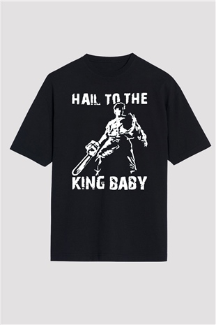 Army of Darkness Siyah Oversize Tişört