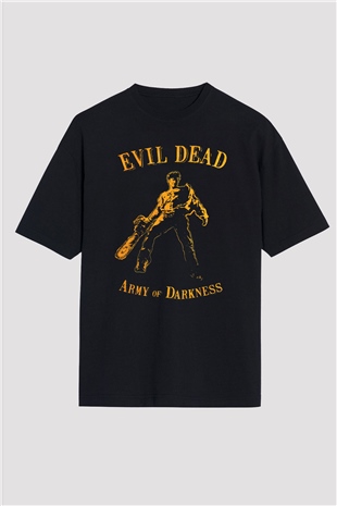 Army of Darkness Siyah Oversize Tişört