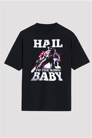 Army of Darkness Siyah Oversize Tişört