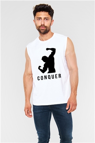 Arnold Schwarzenegger Beyaz Unisex Kolsuz Tişört