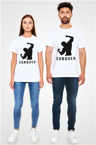 Arnold Schwarzenegger Beyaz Unisex Tişört T-Shirt - TişörtFabrikası