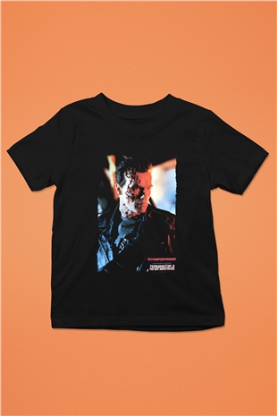 Arnold Schwarzenegger Siyah Unisex Çocuk Tişört