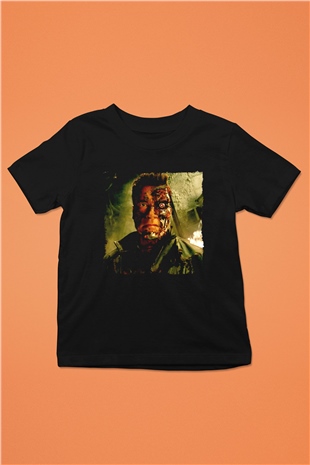 Arnold Schwarzenegger Siyah Unisex Çocuk Tişört