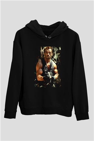 Arnold Schwarzenegger Siyah Unisex Hoodie