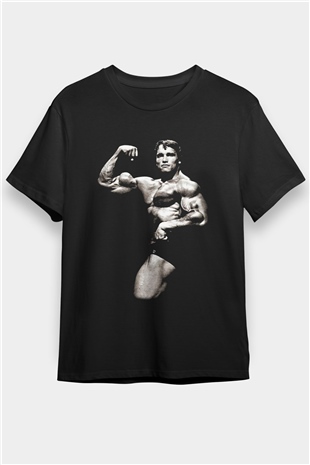 Arnold Schwarzenegger Siyah Unisex Tişört T-Shirt - TişörtFabrikası