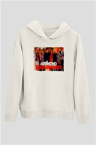 Arrested Development Beyaz Unisex Hoodie