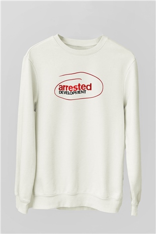 Arrested Development Beyaz Unisex Sweatshirt