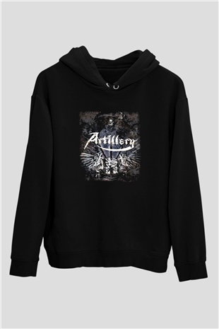 Artillery Siyah Unisex Hoodie