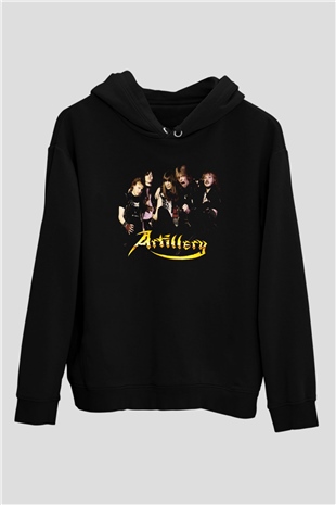 Artillery Siyah Unisex Hoodie