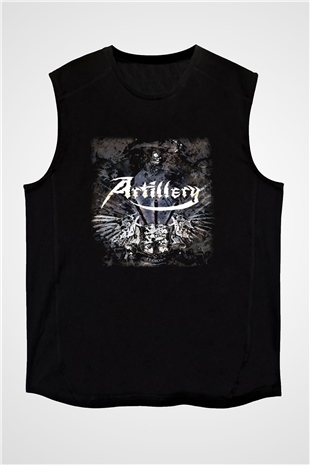 Artillery Siyah Unisex Kolsuz Tişört