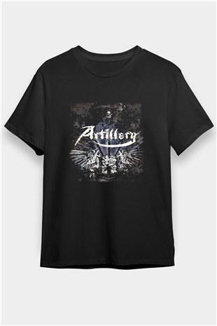 Artillery Siyah Unisex Tişört T-Shirt - TişörtFabrikası