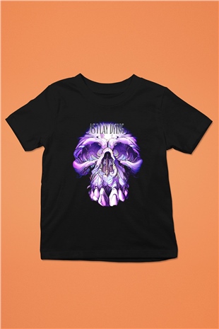 As I Lay Dying Baskılı Siyah Unisex Çocuk Tişört