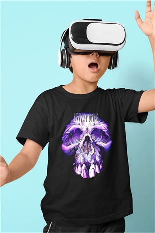 As I Lay Dying Baskılı Siyah Unisex Çocuk Tişört