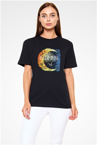 As I Lay Dying Baskılı Unisex Siyah Tişört