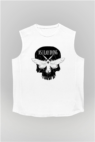 As I Lay Dying Beyaz Unisex Kolsuz Tişört