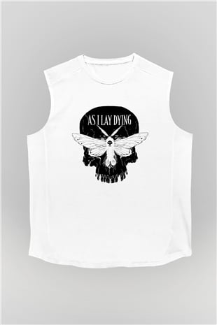 As I Lay Dying Beyaz Unisex Kolsuz Tişört