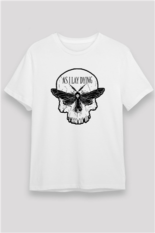 As I Lay Dying Beyaz Unisex Tişört T-Shirt - TişörtFabrikası
