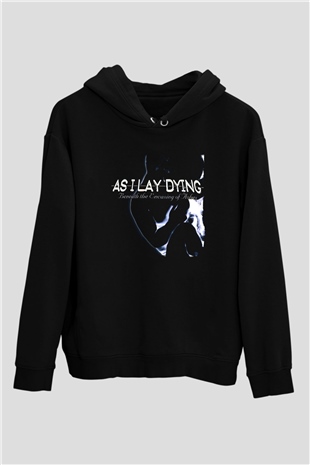 As I Lay Dying Siyah Unisex Kapüşonlu Sweatshirt