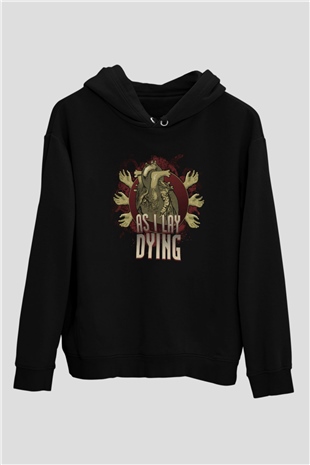 As I Lay Dying Siyah Unisex Kapüşonlu Sweatshirt