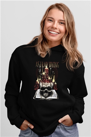 As I Lay Dying Siyah Unisex Kapüşonlu Sweatshirt