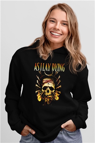 As I Lay Dying Siyah Unisex Kapüşonlu Sweatshirt
