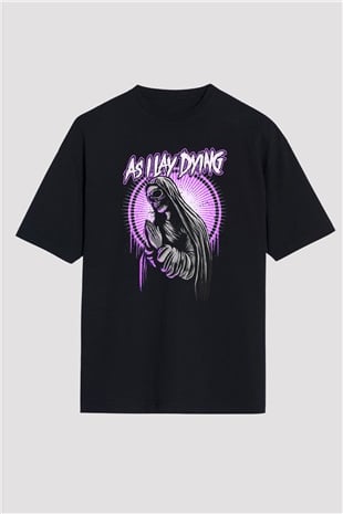 As I Lay Dying Siyah Unisex Oversize Tişört T-Shirt