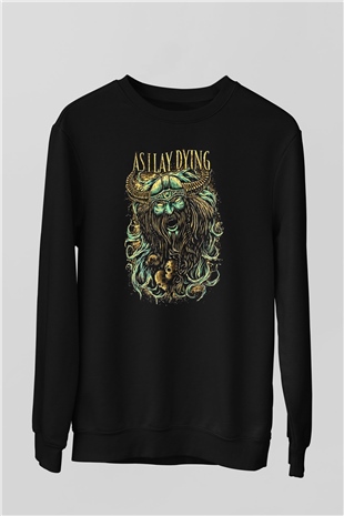As I Lay Dying Siyah Unisex Sweatshirt