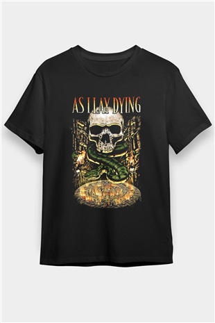 As I Lay Dying Siyah Unisex Tişört T-Shirt - TişörtFabrikası