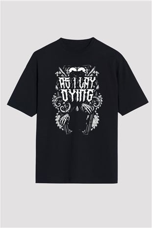As I Lay Dying Siyah Oversize Tişört Oversize T-shirt - TişörtFabrikası