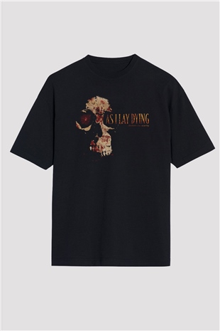 As I Lay Dying Siyah Oversize Tişört Oversize T-shirt - TişörtFabrikası