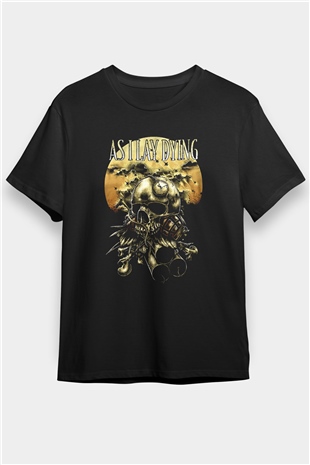 As I Lay Dying Siyah Unisex Tişört T-Shirt - TişörtFabrikası