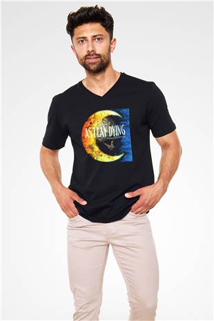 As I Lay Dying Siyah Unisex V Yaka Tişört T-Shirt