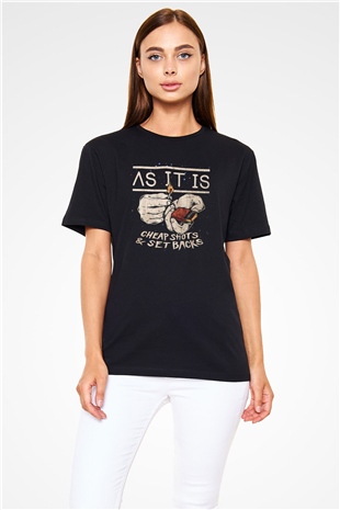As It Is Siyah Unisex Tişört T-Shirt - TişörtFabrikası