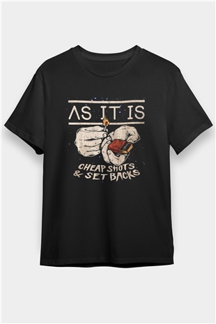 As It Is Siyah Unisex Tişört T-Shirt - TişörtFabrikası