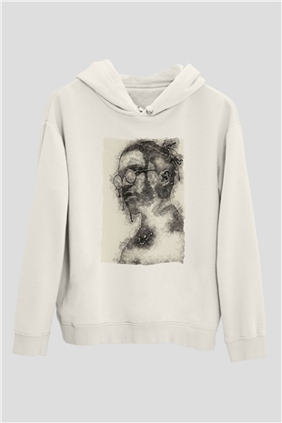 ASAP Mob Beyaz Unisex Kapüşonlu Sweatshirt